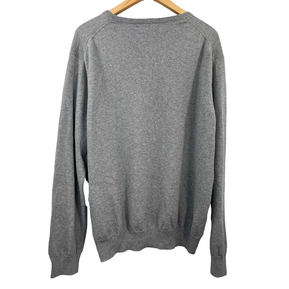 J.Crew Men's V-neck Cotton with Cashmere Long Sleeve Sweater Size XL - Picture 5 of 9